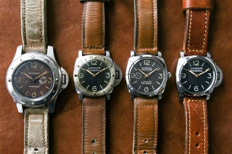 panerai 424 vs 448|vintage Panerai handwinders.